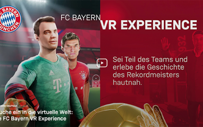 Tauche ein in die virtuelle Welt: Die FC Bayern VR Experience